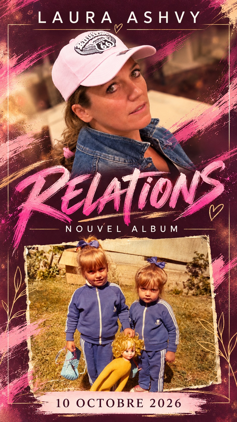 Visuel de Laura Ashvy pour RELATIONS